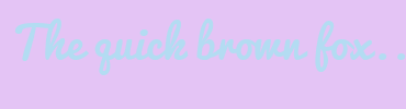 Image with Font Color B3DCF2 and Background Color E4C4F5